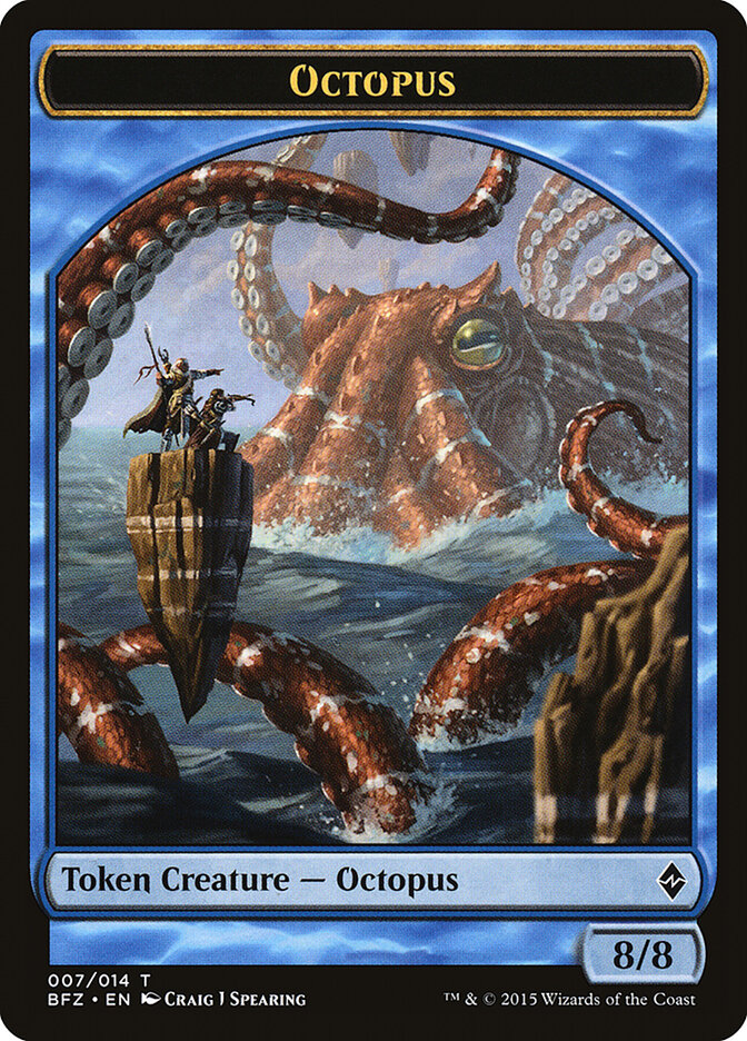 Octopus, Battle for Zendikar Tokens · 007