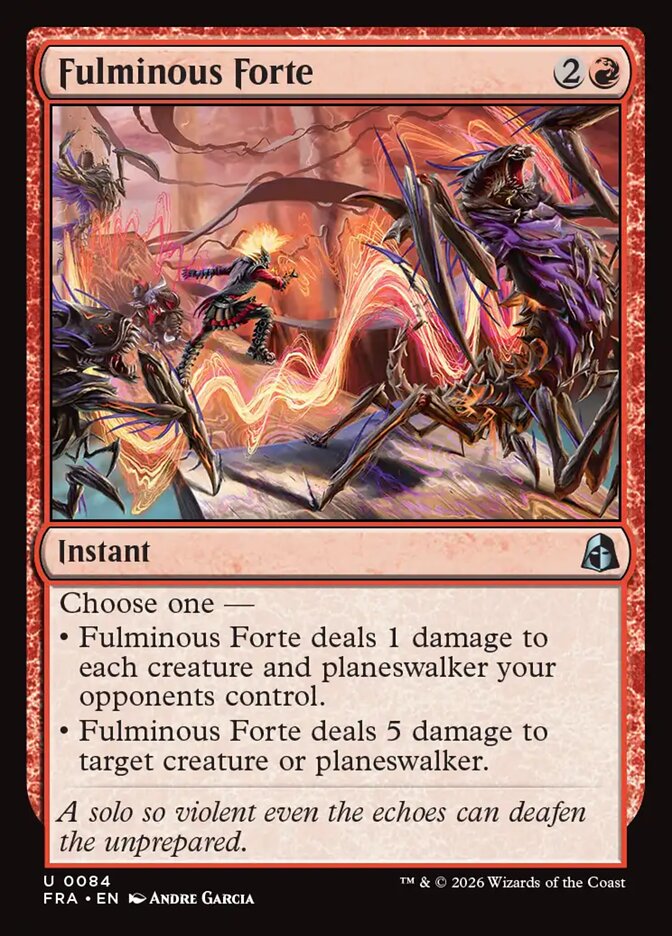 Fulminous Forte, Reality Fracture · 0084