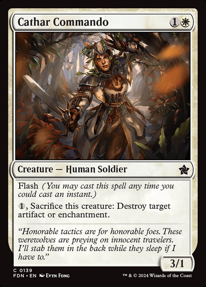 Cathar Commando, Foundations · 0139