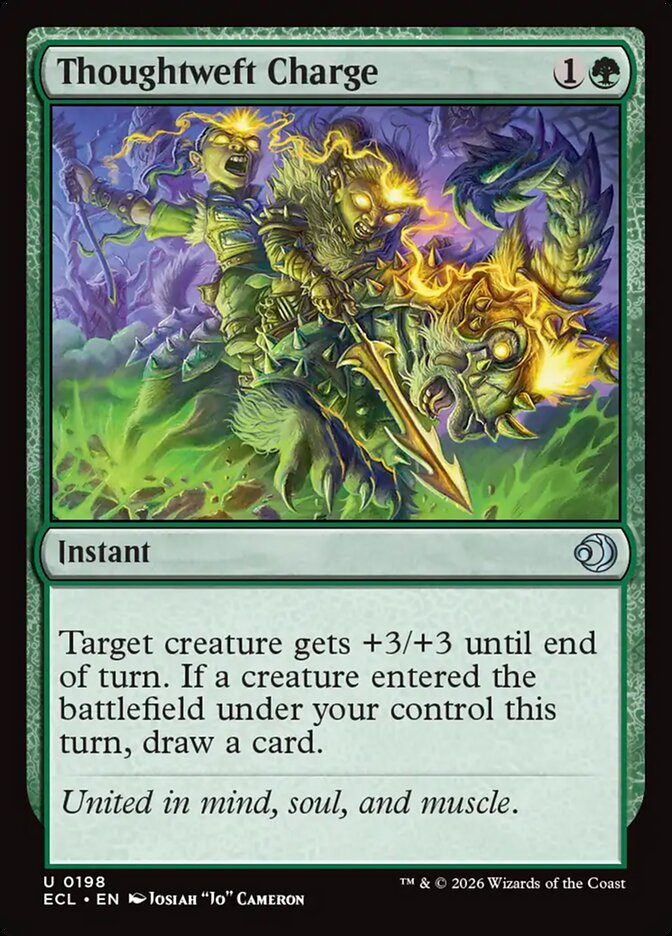 Thoughtweft Charge, Lorwyn Eclipsed · 0198