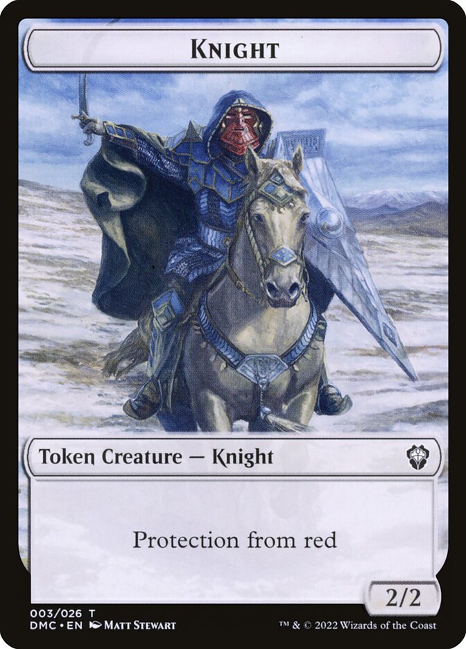 Knight, Dominaria United Tokens · 003