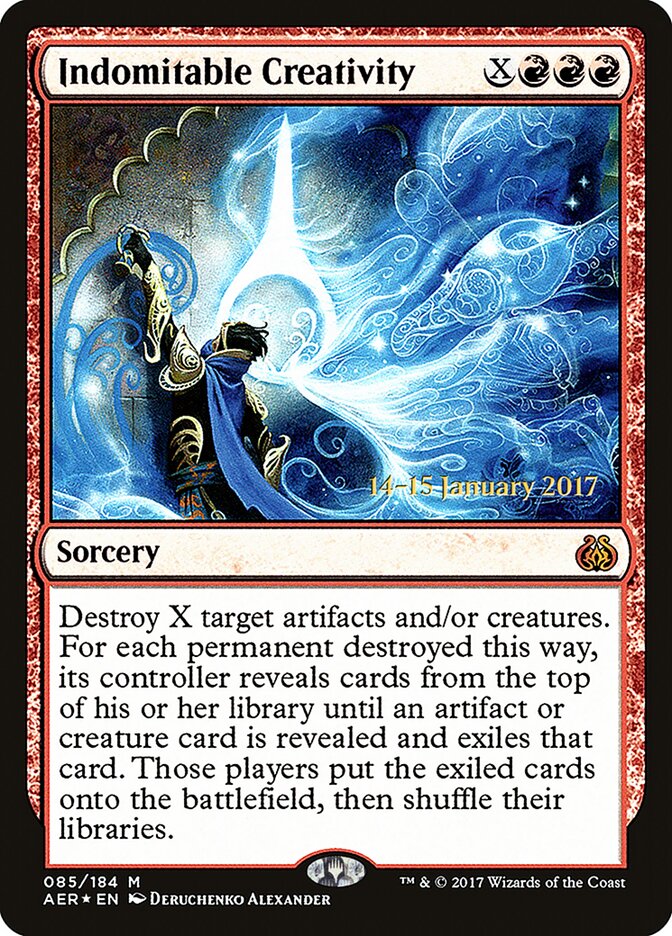 Indomitable Creativity, Aether Revolt Promos · 085/184