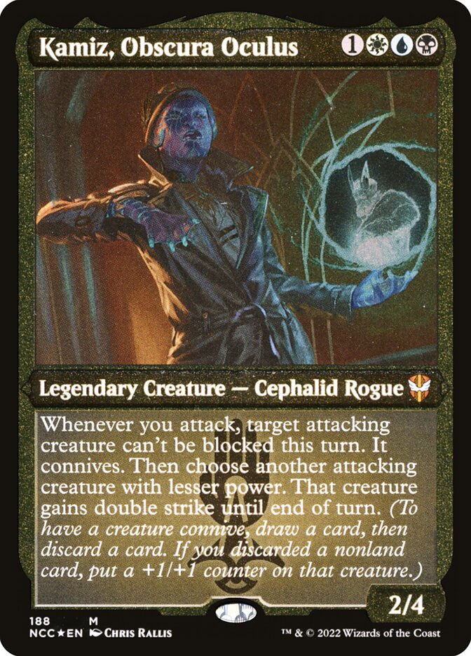 Kamiz, Obscura Oculus, New Capenna Commander · 188