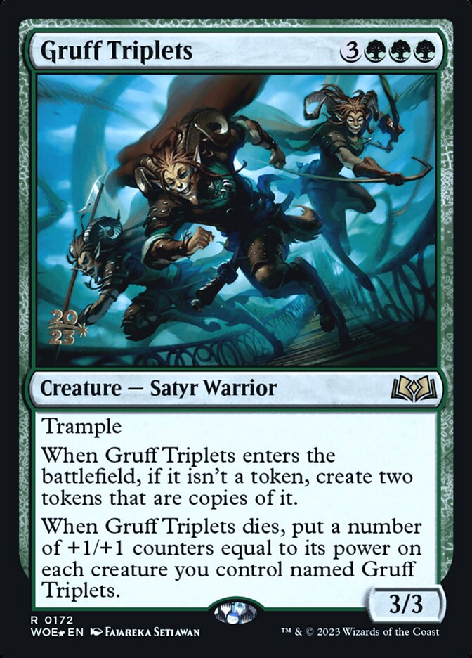 Gruff Triplets, Wilds of Eldraine Promos · 0172