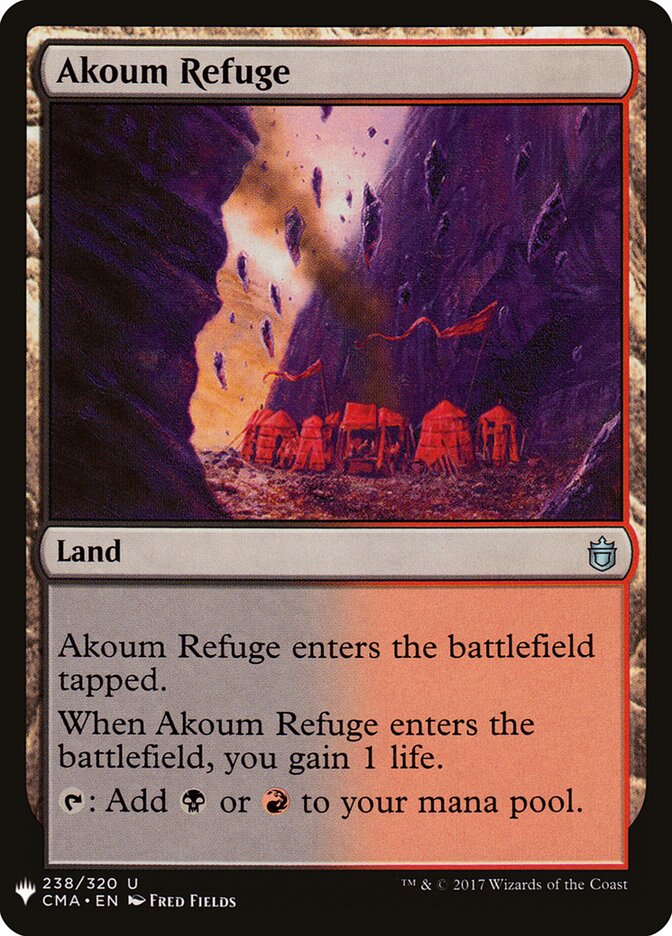 Akoum Refuge, The List · cma-238