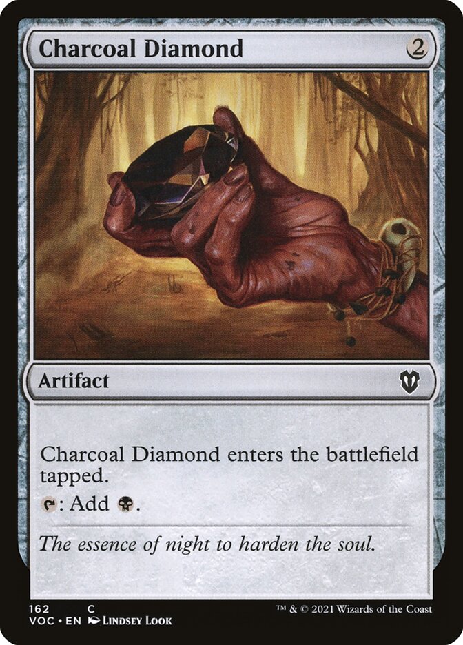 Charcoal Diamond, Crimson Vow Commander · 162
