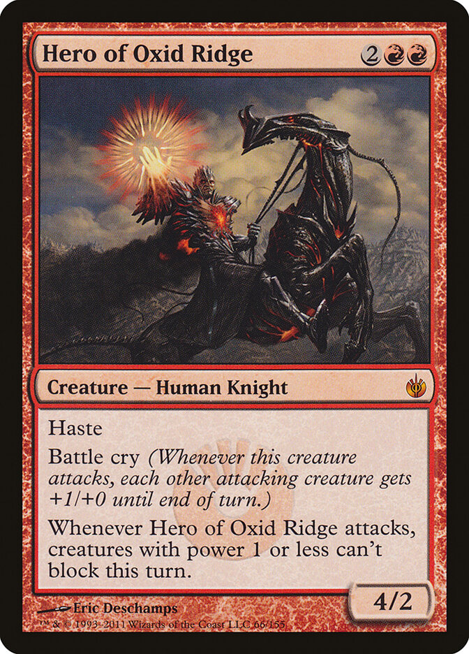 Hero of Oxid Ridge, Mirrodin Besieged · 66/155