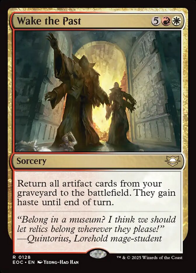 Wake the Past, Edge of Eternities Commander · 0128