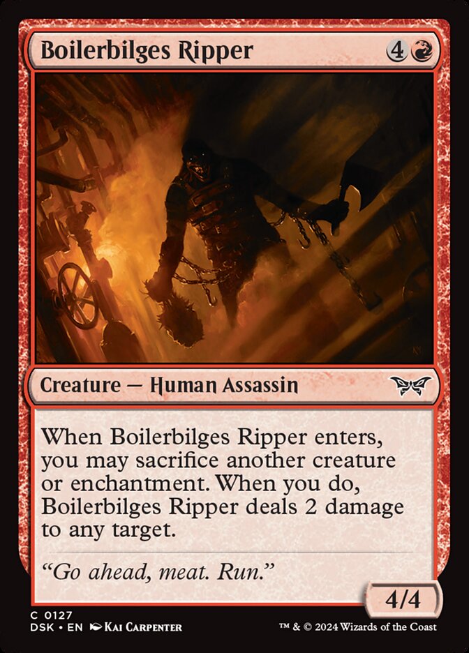 Boilerbilges Ripper, Duskmourn: House of Horror · 0127