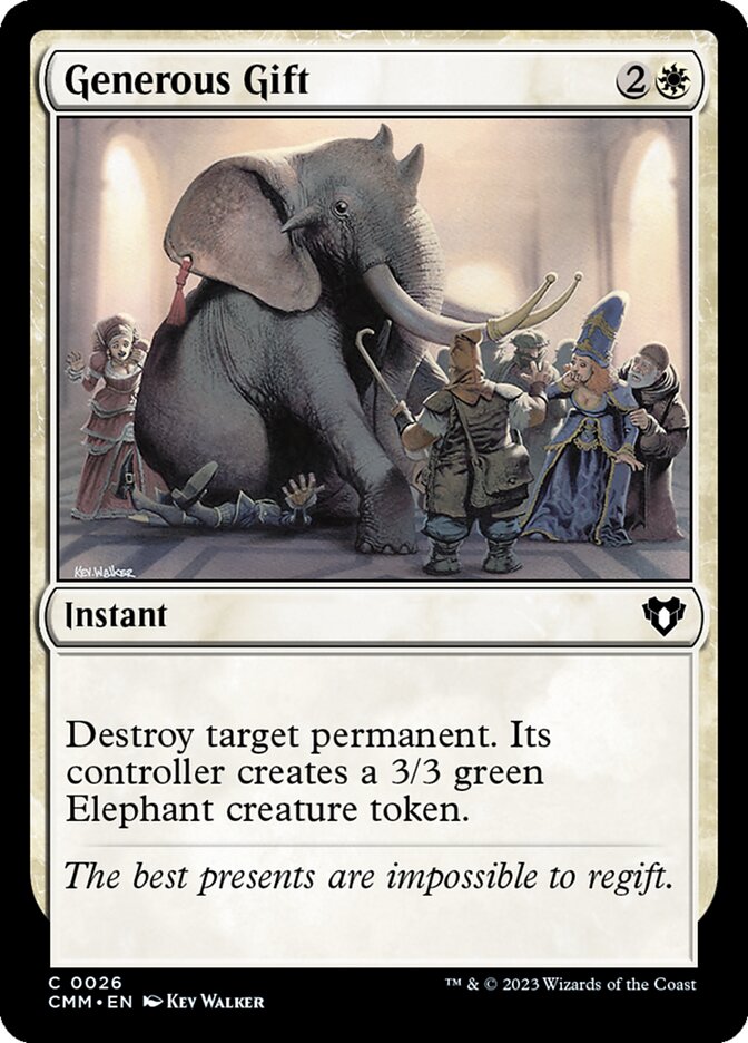 Generous Gift, Commander Masters · 0026