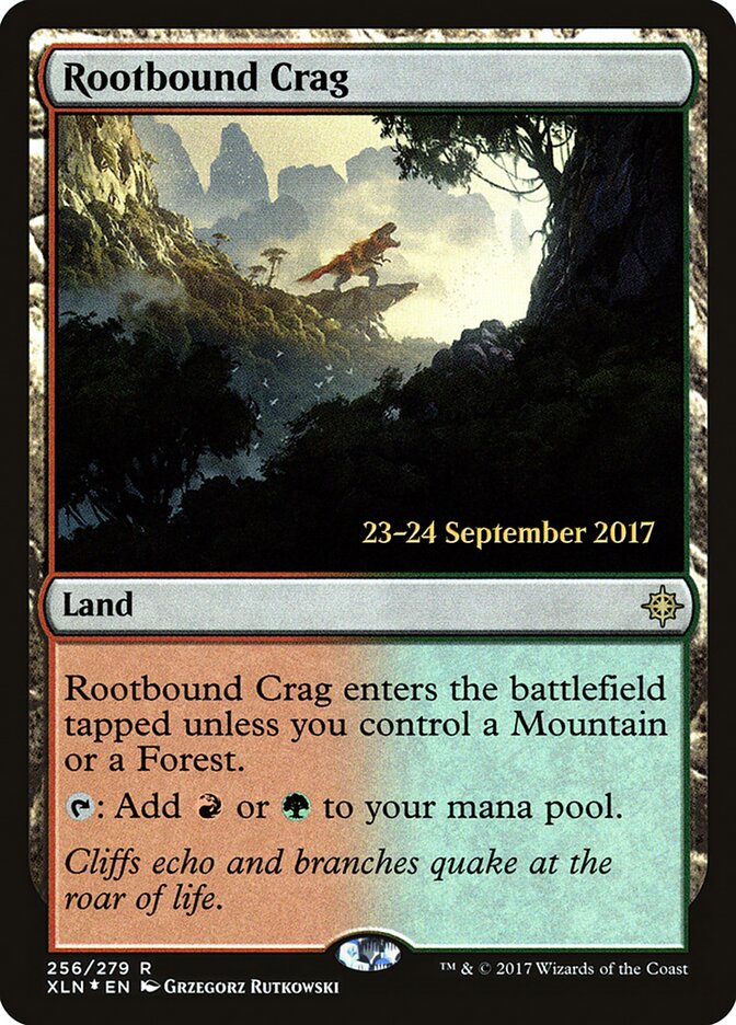 Rootbound Crag, Ixalan Promos · 256/279