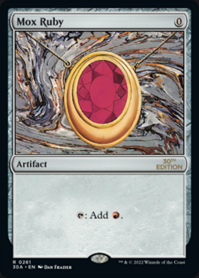 Mox Ruby, 30th Anniversary Edition · 261/594