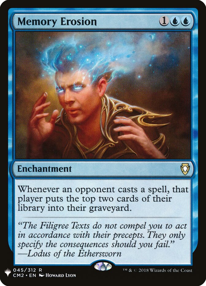 Memory Erosion, The List · cm2-45