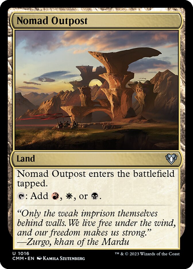 Nomad Outpost, Commander Masters · 1016