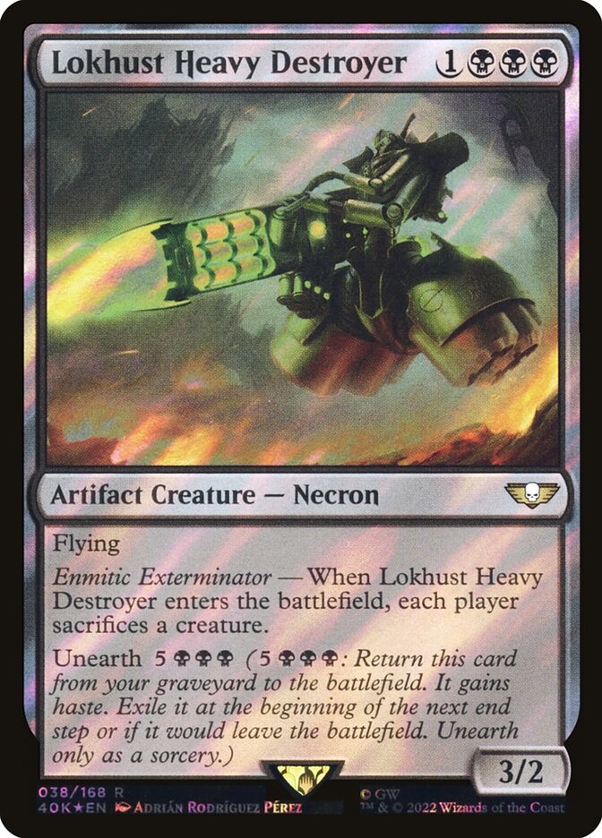 Lokhust Heavy Destroyer, Warhammer 40,000 Commander · 38-star