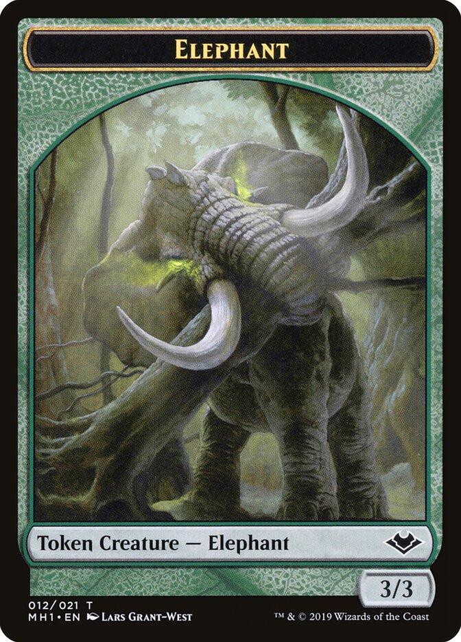 Elephant, Modern Horizons Tokens · 012