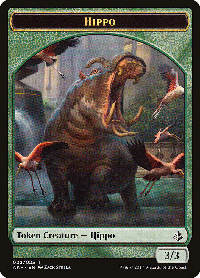 Hippo, Amonkhet Tokens · 022