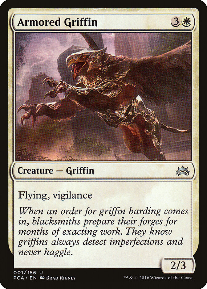 Armored Griffin, Planechase Anthology · 001/156