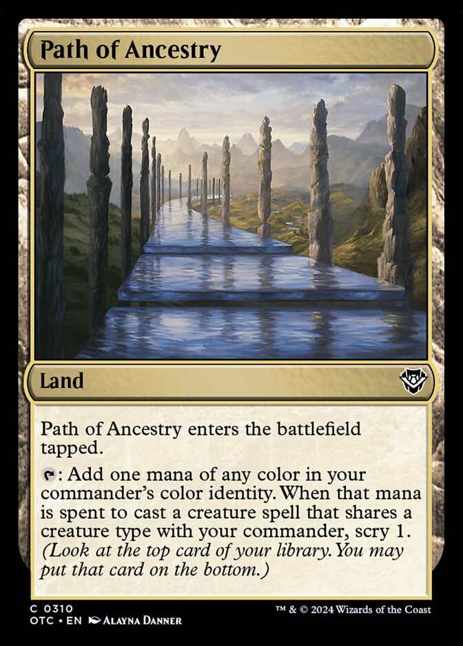 Path of Ancestry, Outlaws of Thunder Junction Commander · 0310