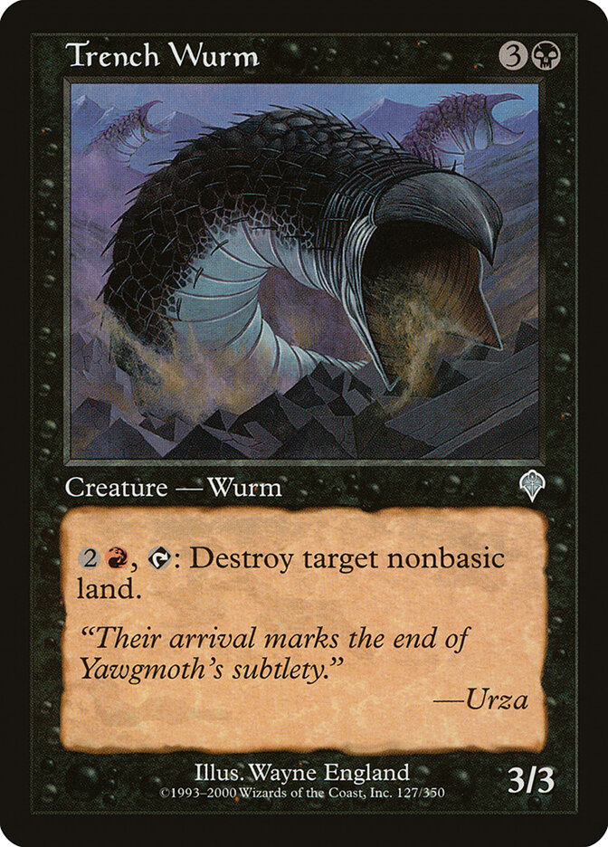 Trench Wurm, Invasion · 127/350