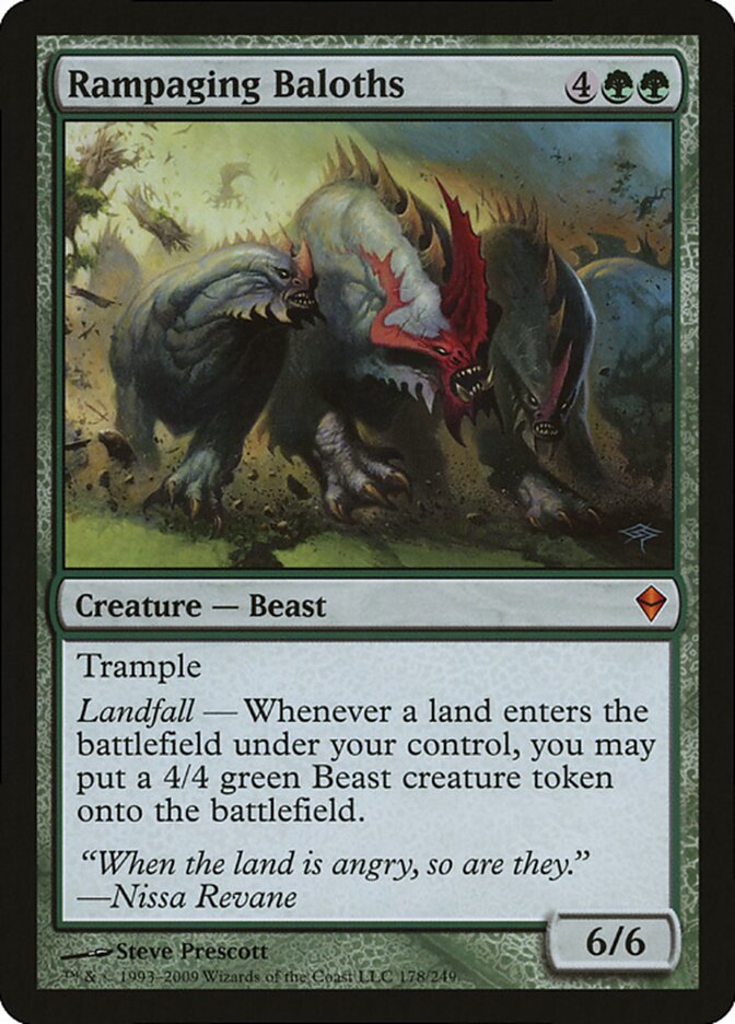 Rampaging Baloths, Magic Player Rewards 2009 · 178