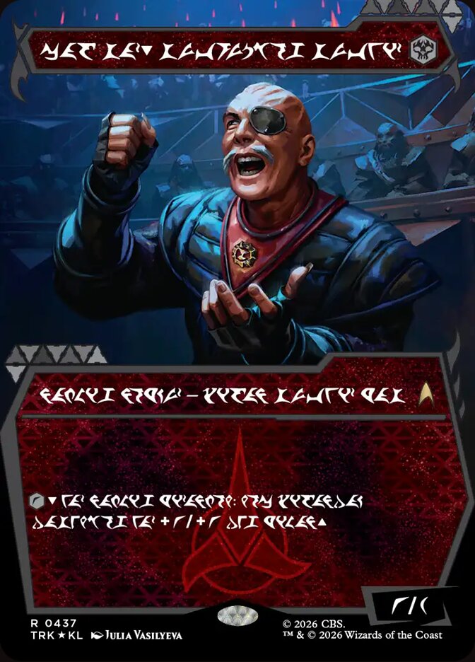 General Chang, Cold Warrior, Star Trek · 0437