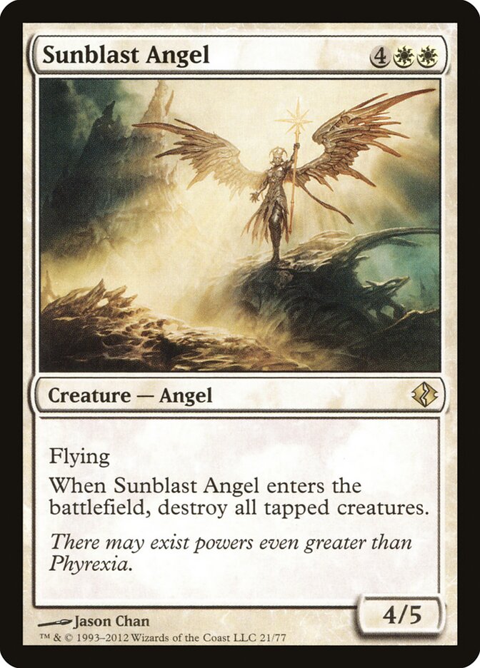 Sunblast Angel, Duel Decks: Venser vs. Koth · 21/77