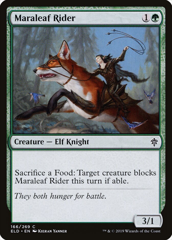 Maraleaf Rider, Throne of Eldraine · 166/269