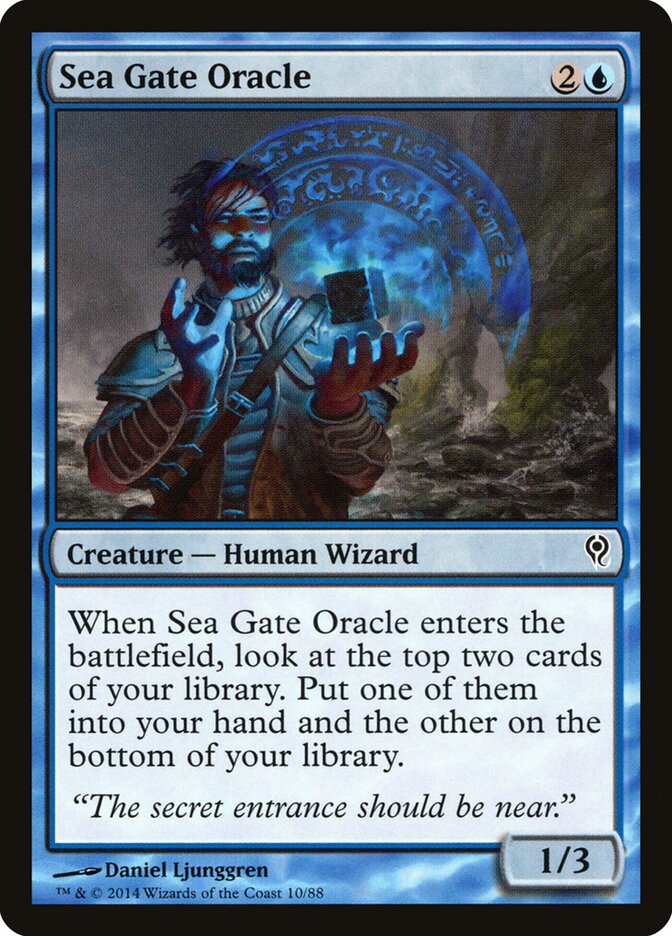 Sea Gate Oracle, Duel Decks: Jace vs. Vraska · 10/88