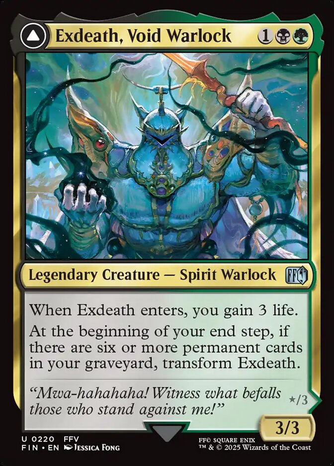 Exdeath, Void Warlock // Neo Exdeath, Dimension's End, Final Fantasy · 0220