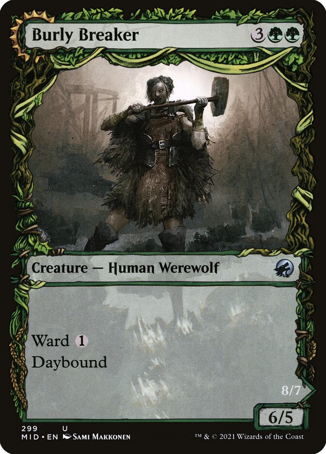 Burly Breaker // Dire-Strain Demolisher, Innistrad: Midnight Hunt · 299