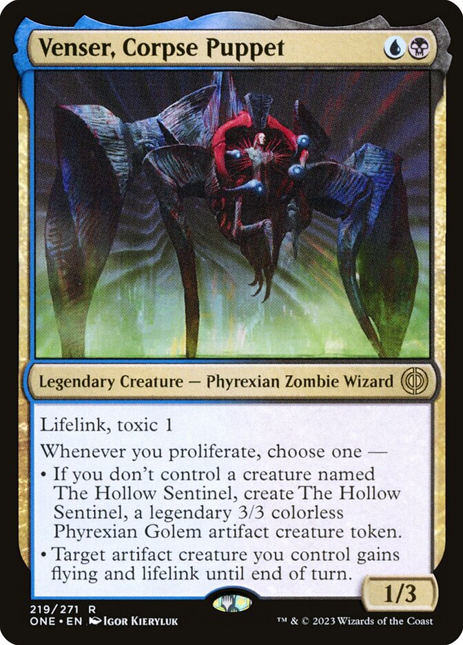 Venser, Corpse Puppet, Phyrexia: All Will Be One · 219/271