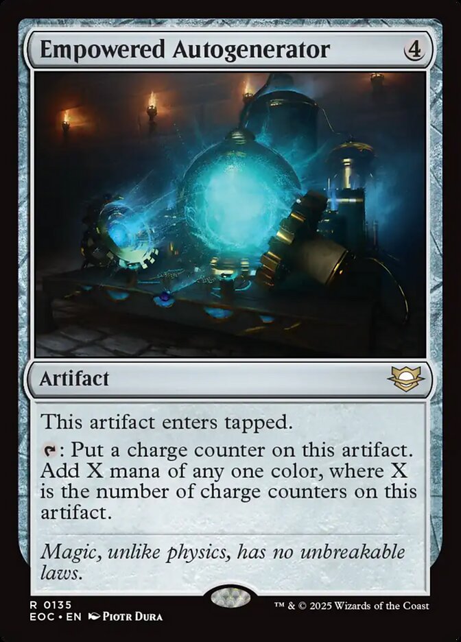 Empowered Autogenerator, Edge of Eternities Commander · 0135