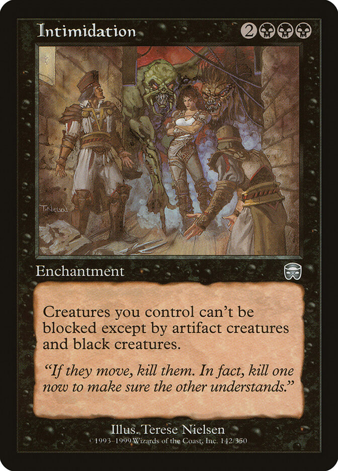 Intimidation, Mercadian Masques · 142/350