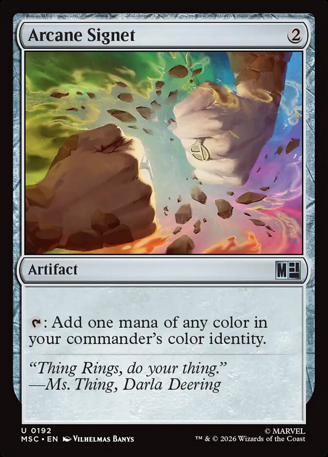 Arcane Signet, Marvel Super Heroes Commander · 0192