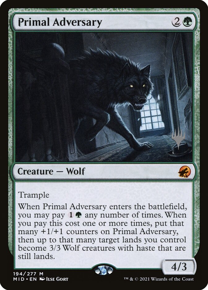 Primal Adversary, Innistrad: Midnight Hunt Promos · 194/277