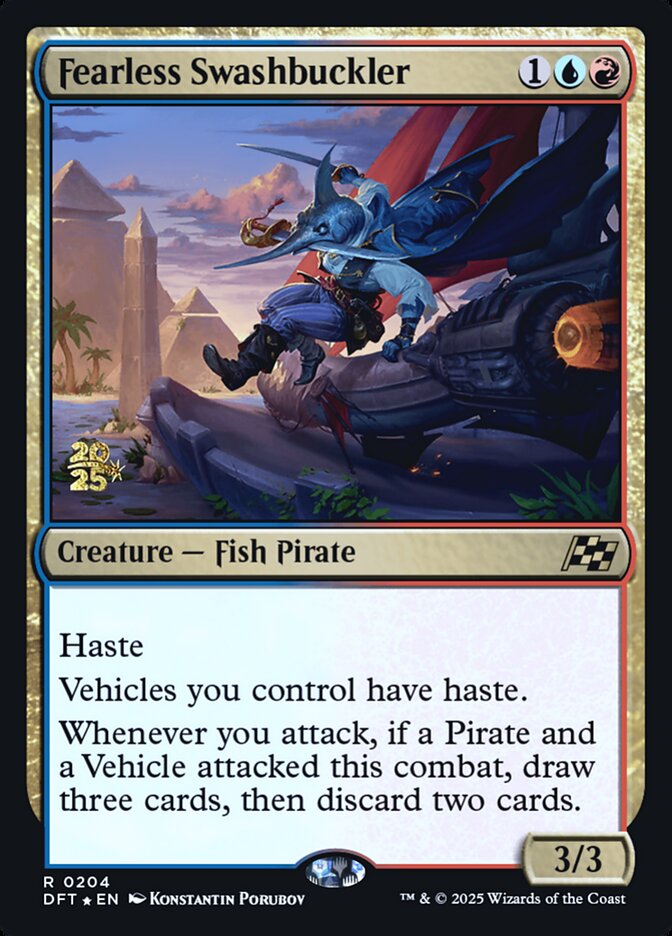 Fearless Swashbuckler, Aetherdrift Promos · 0204