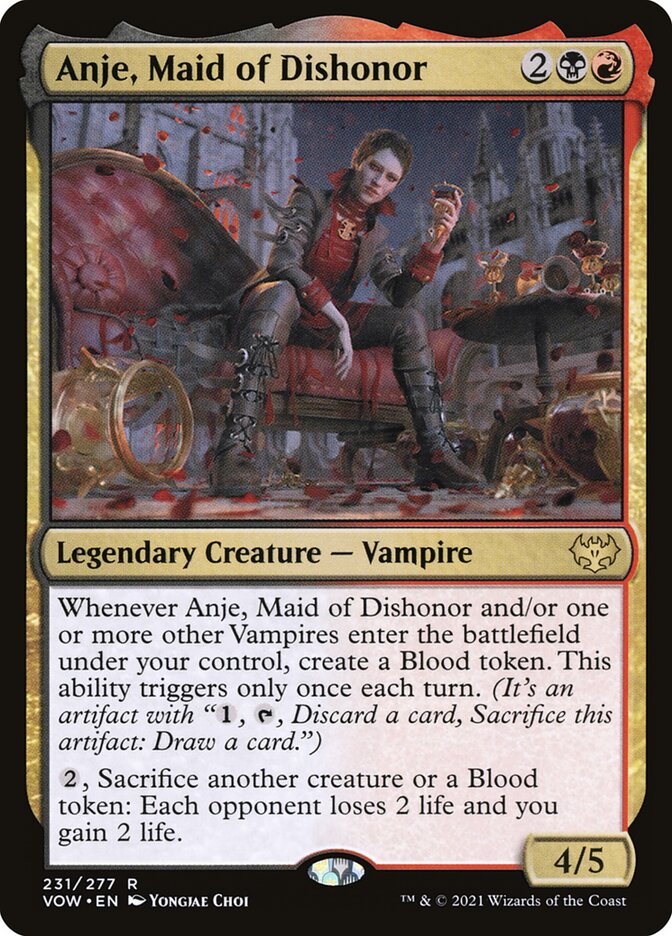 Anje, Maid of Dishonor, Innistrad: Crimson Vow · 231/277