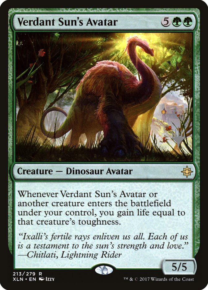 Verdant Sun's Avatar, Ixalan Promos · 213/279