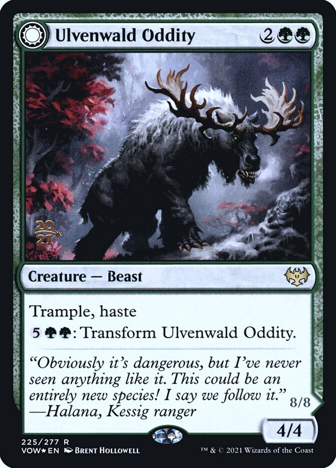 Ulvenwald Oddity // Ulvenwald Behemoth, Innistrad: Crimson Vow Promos · 225/277