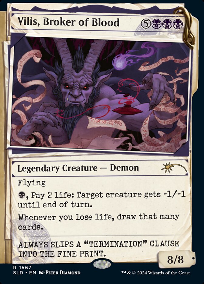 Vilis, Broker of Blood, Secret Lair Drop · 1567