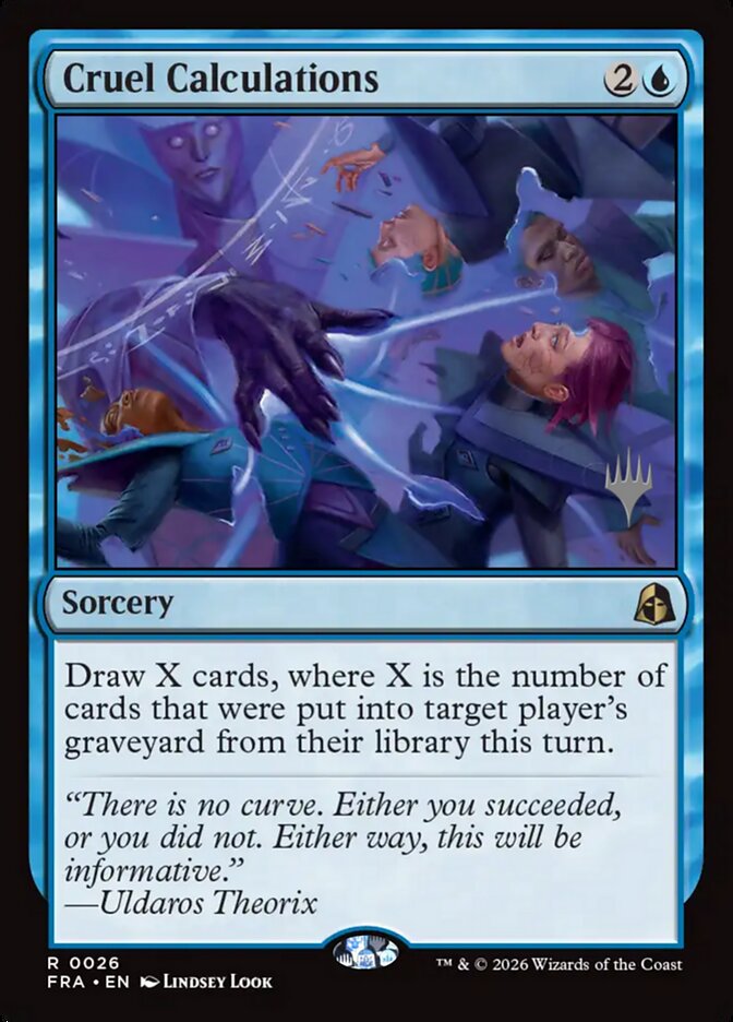 Cruel Calculations, Reality Fracture Promos · 0026