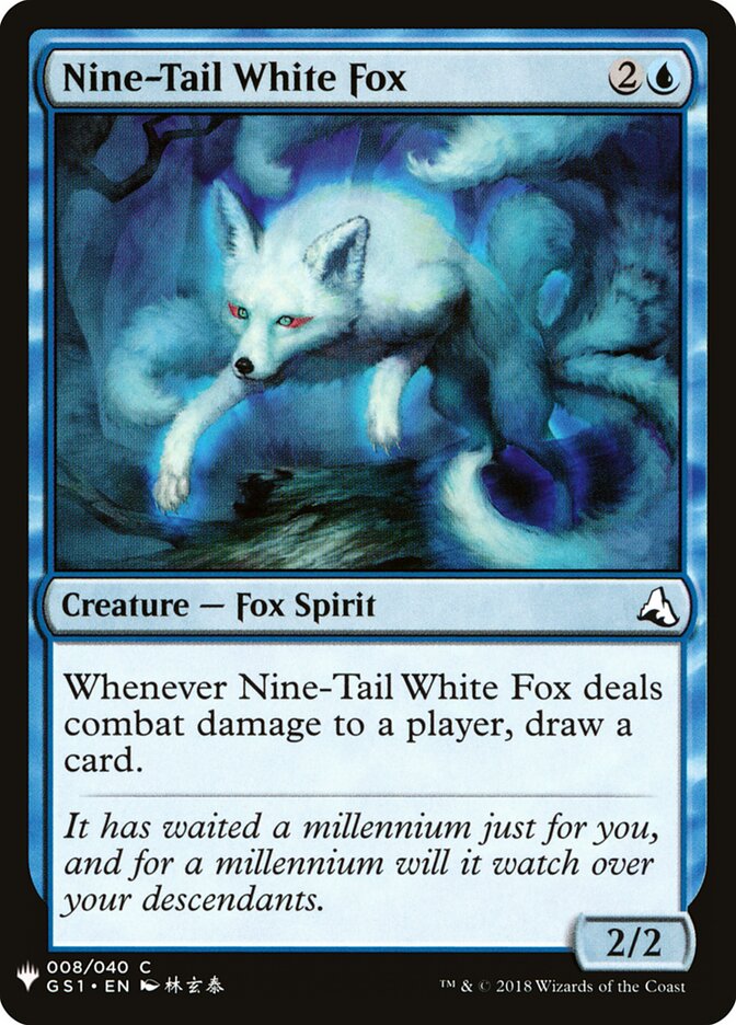 Nine-Tail White Fox, The List · gs1-8