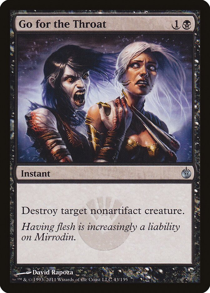Go for the Throat, Mirrodin Besieged · 43/155