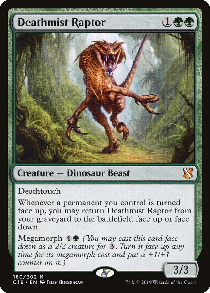 Deathmist Raptor, Commander 2019 · 160/302