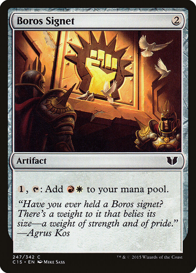 Boros Signet, Commander 2015 · 247/342