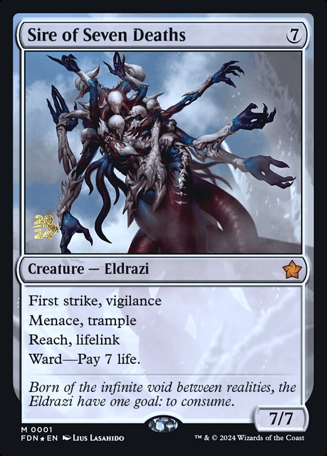 Sire of Seven Deaths, Foundations Promos · 0001