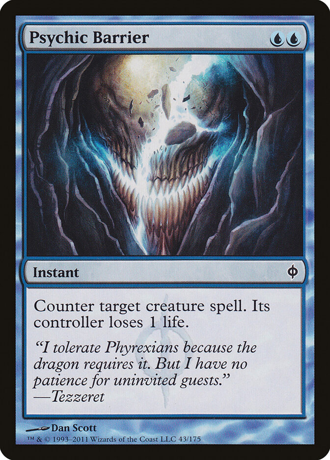 Psychic Barrier, New Phyrexia · 43/175