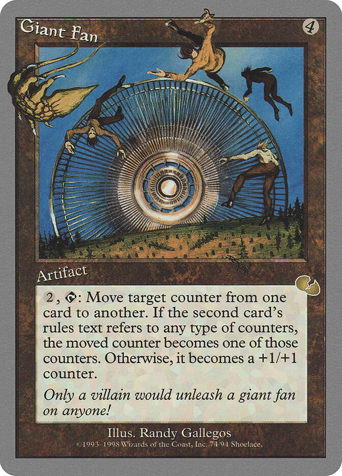 Giant Fan, Unglued · 74/94