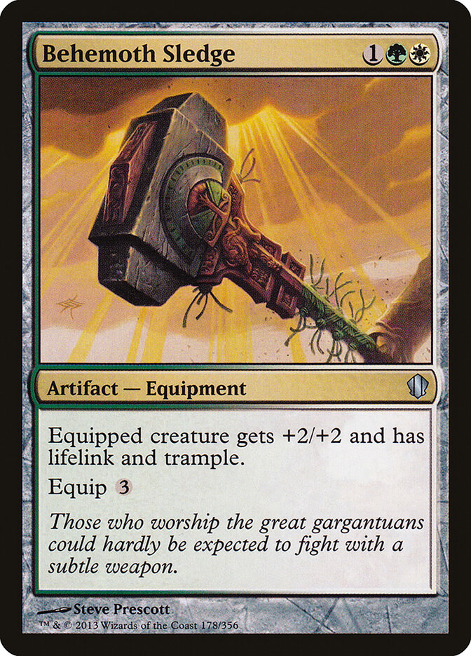 Behemoth Sledge, Commander 2013 · 178/356